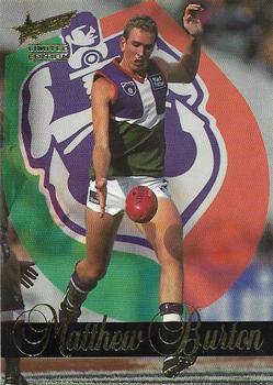 1995 Select AFL Sensation #36 Matthew Burton Front